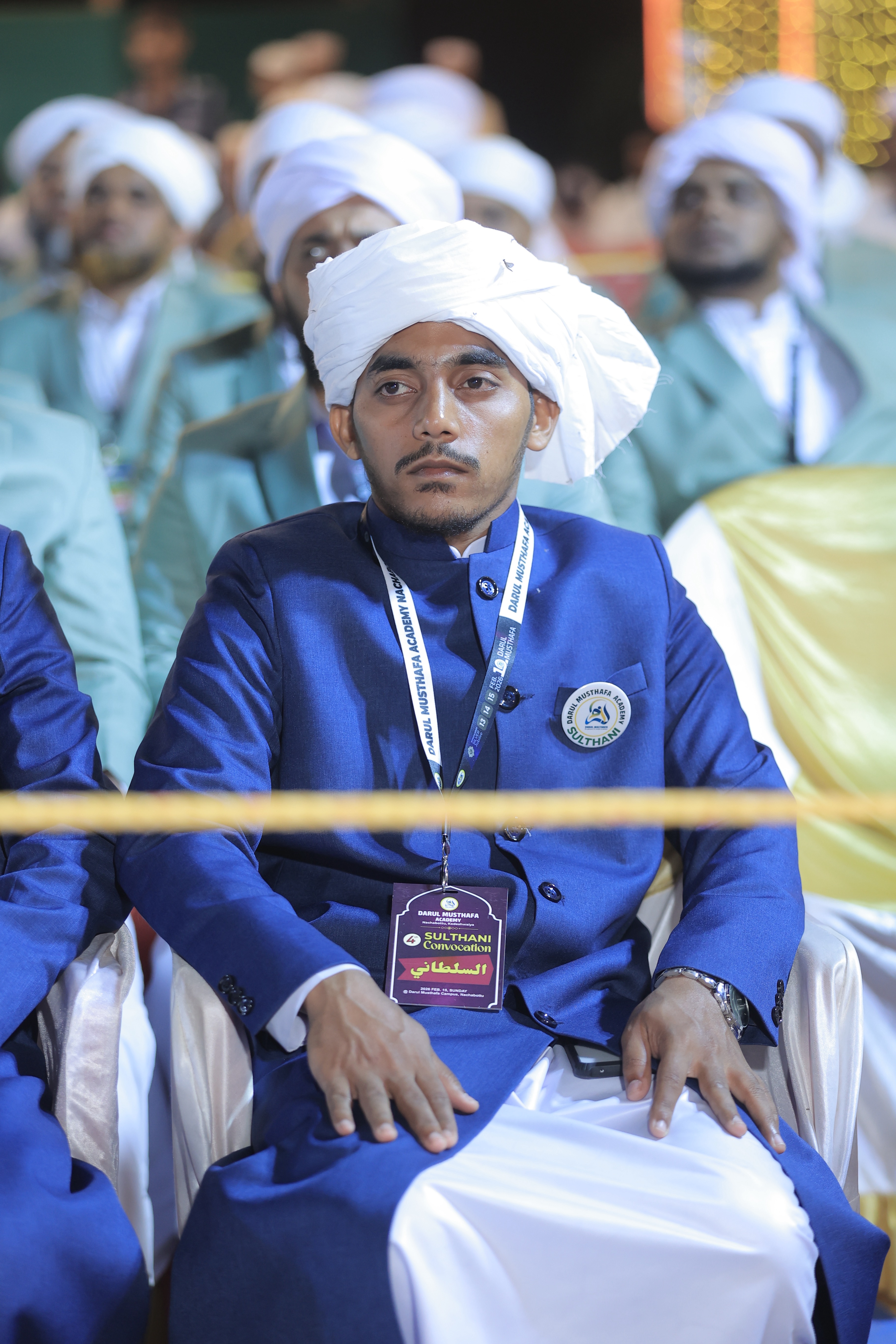 Stage program and dignitaries