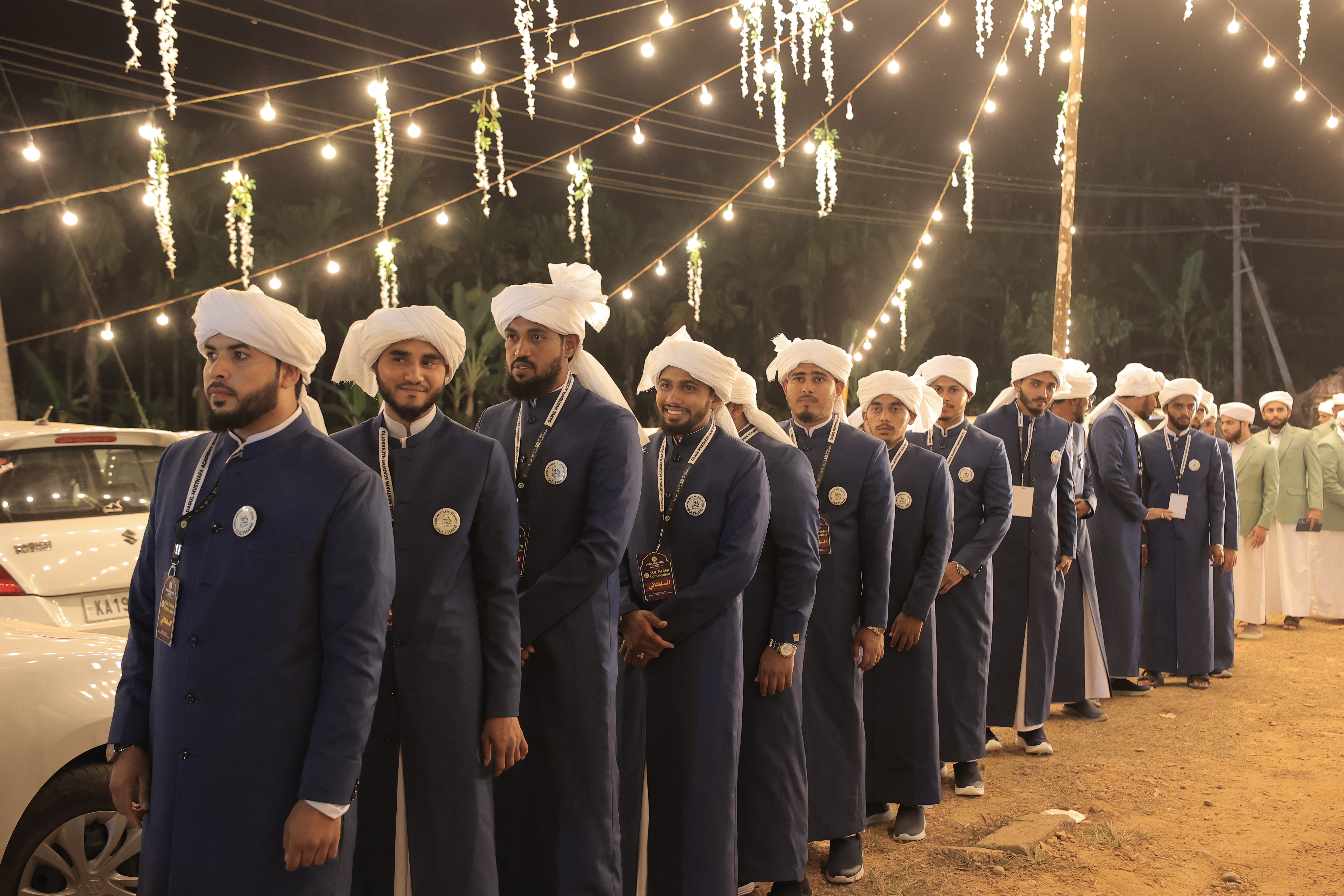 Smiling graduates after ceremony