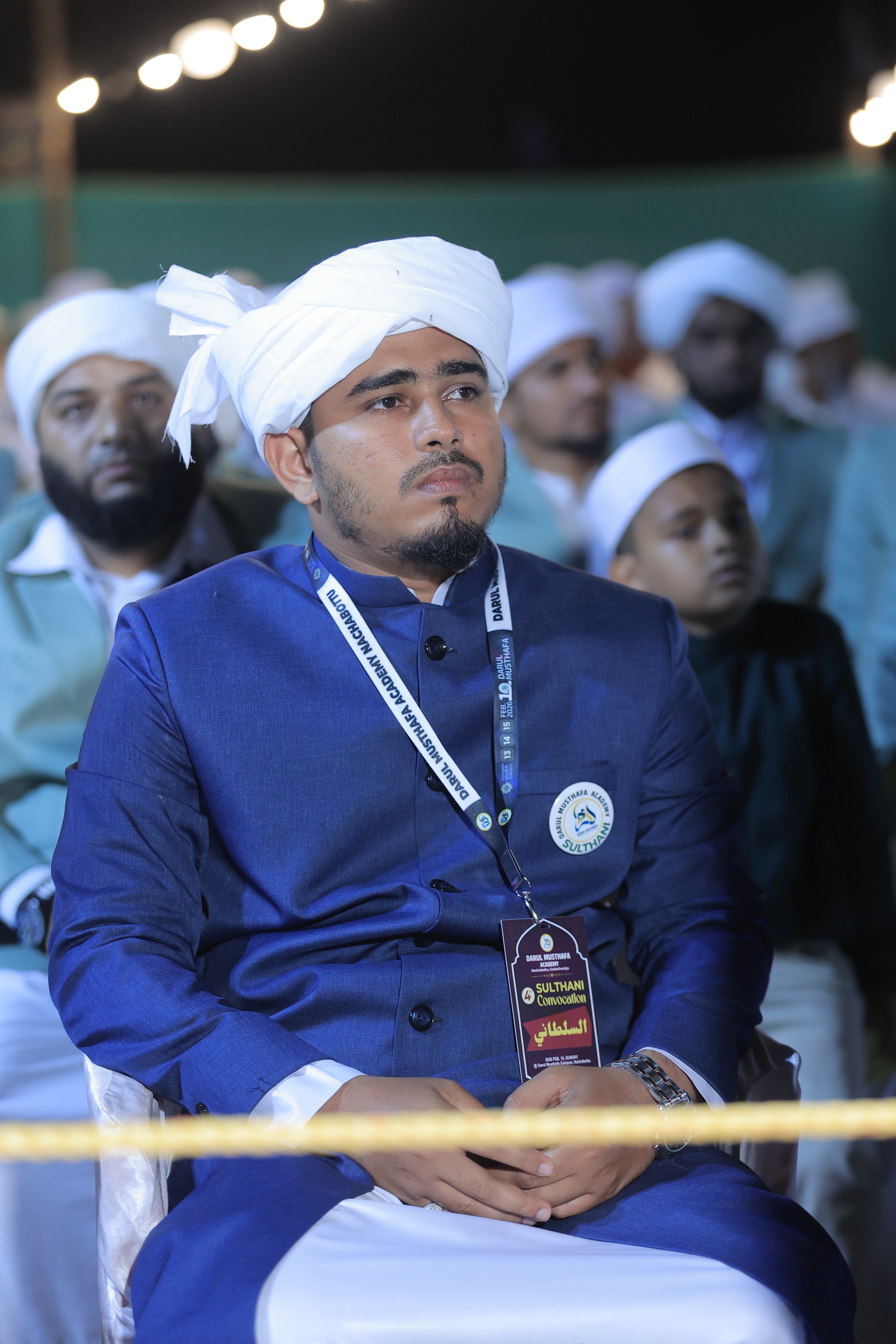 Guests interacting with students