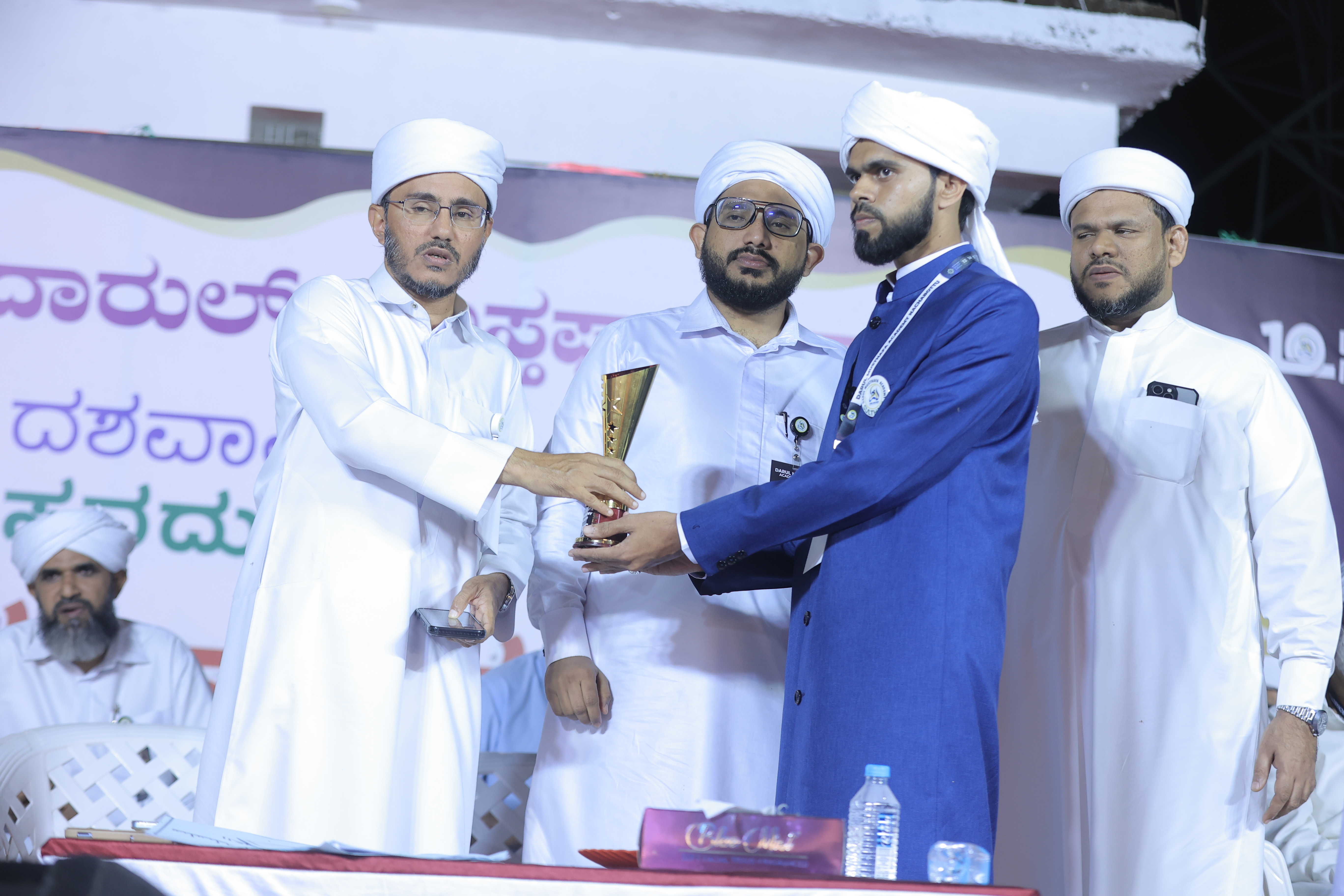 Different angle of convocation crowd